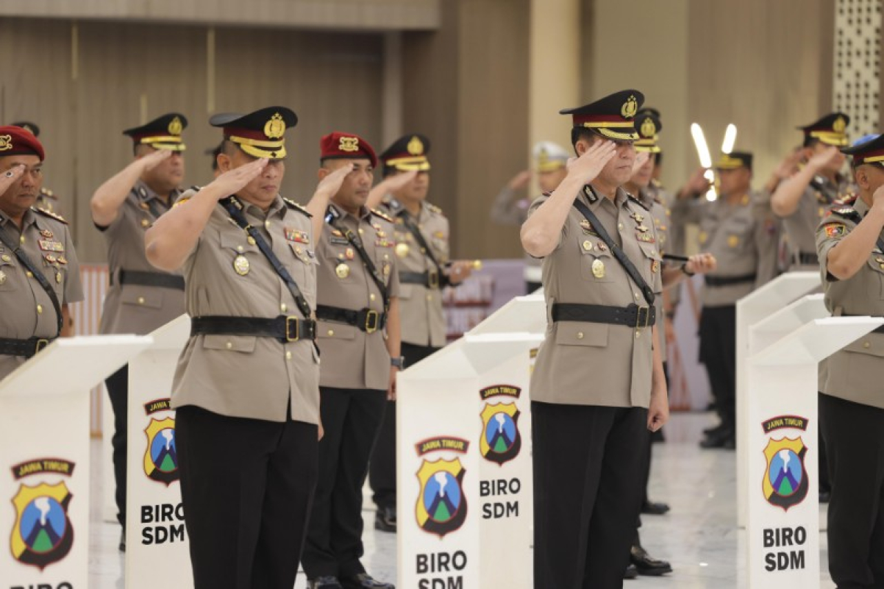 Rotasi Sejumlah Kapolres, Kapolda Jatim : Penyegaran dan Pengembangan Organisasi