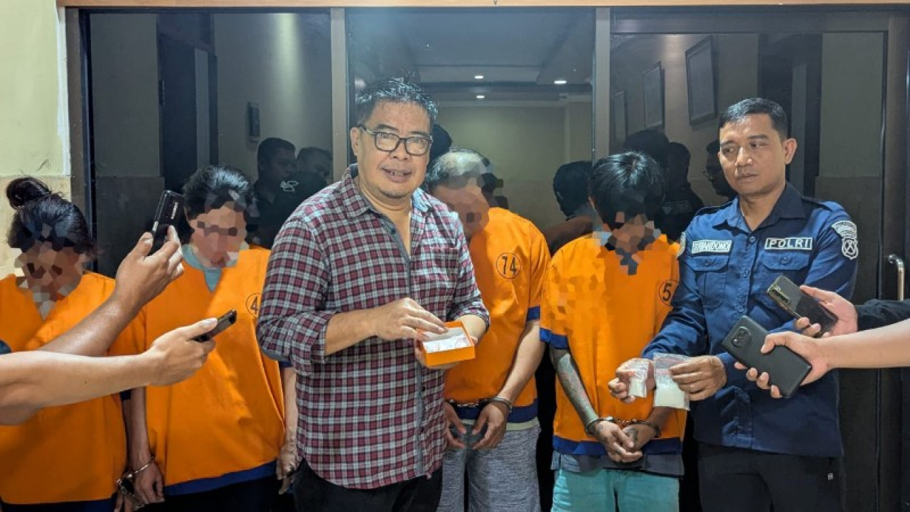 Polresta Banyuwangi berhasil mengungkap peredaran narkoba dan mengamankan 4 tersangka serta 29 paket sabu. (ist)