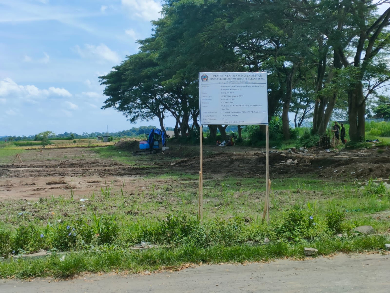 Pemkab Blitar Kucurkan Anggaran Rp 4,6 Miliar untuk Pematangan Lahan Kantor Kejaksaan Negeri