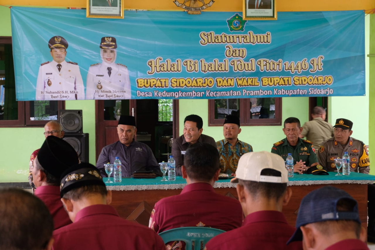Pada Momentum Halal Bihalal, Bupati Ingatkan Kebersamaan Dalam Membangun Sidoarjo. (Ist)