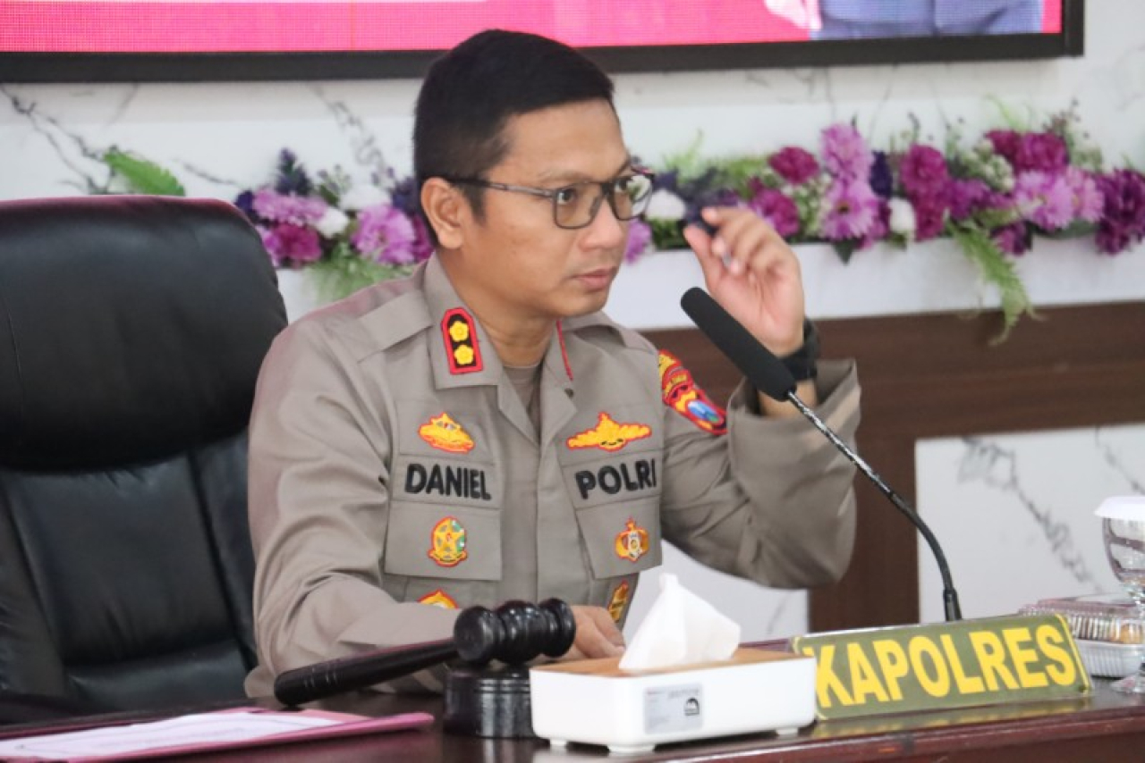 Kapolres Mojokerto Kota AKBP Daniel S Marunduri S.I.K. MH. (ist)
