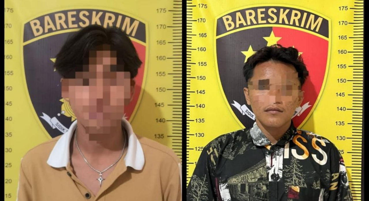 Dua terduga pelaku pengeroyokan di jalan Pantura Probolinggo. (ist)