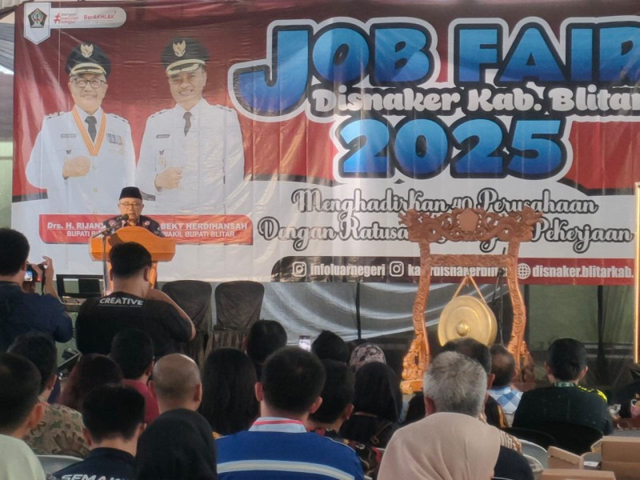 Job Fair Disnaker Kab.Blitar 2025 Ribuan Lowongan Menanti Pencari Kerja