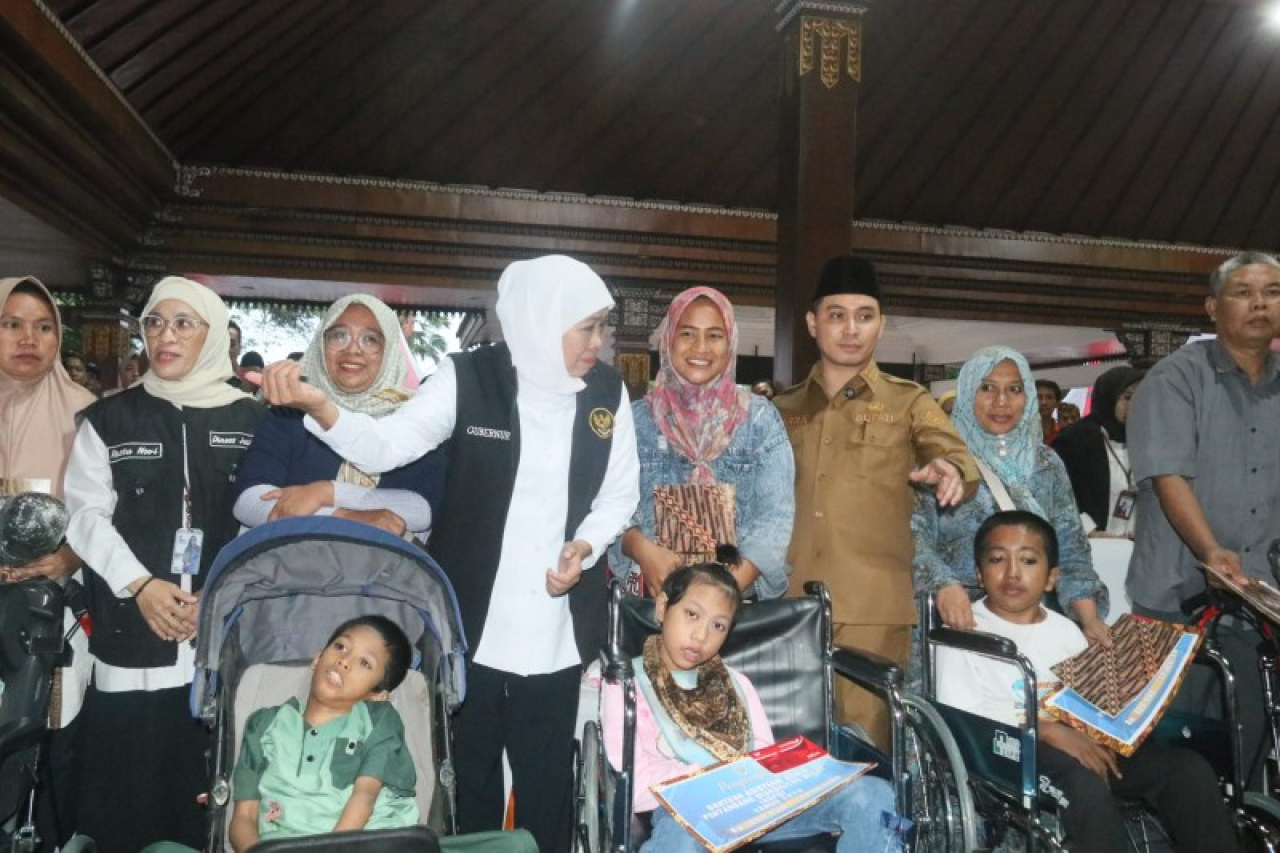 Kabupaten Mojokerto Terima Sembilan Bansos dari Pemprov Jatim