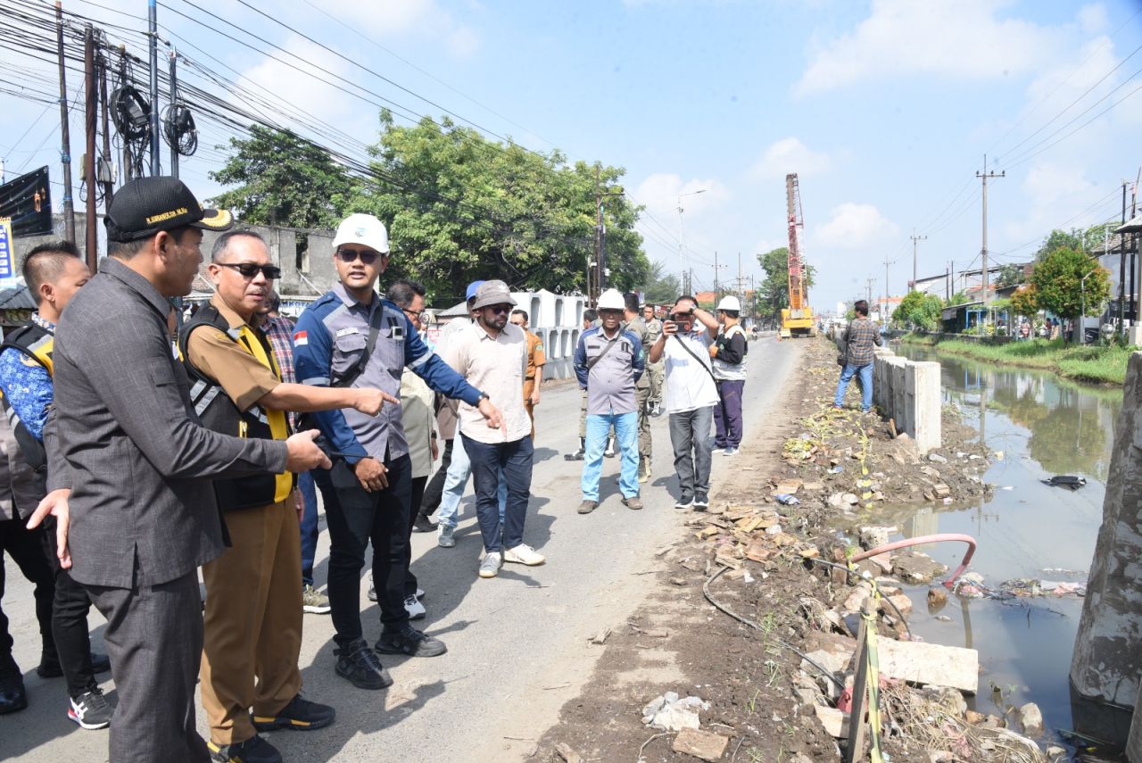 Proyek Betonisasi Dimulai, Tahun Ini Pemkab Sidoarjo Bangun 11 Ruas Jalan Beton 