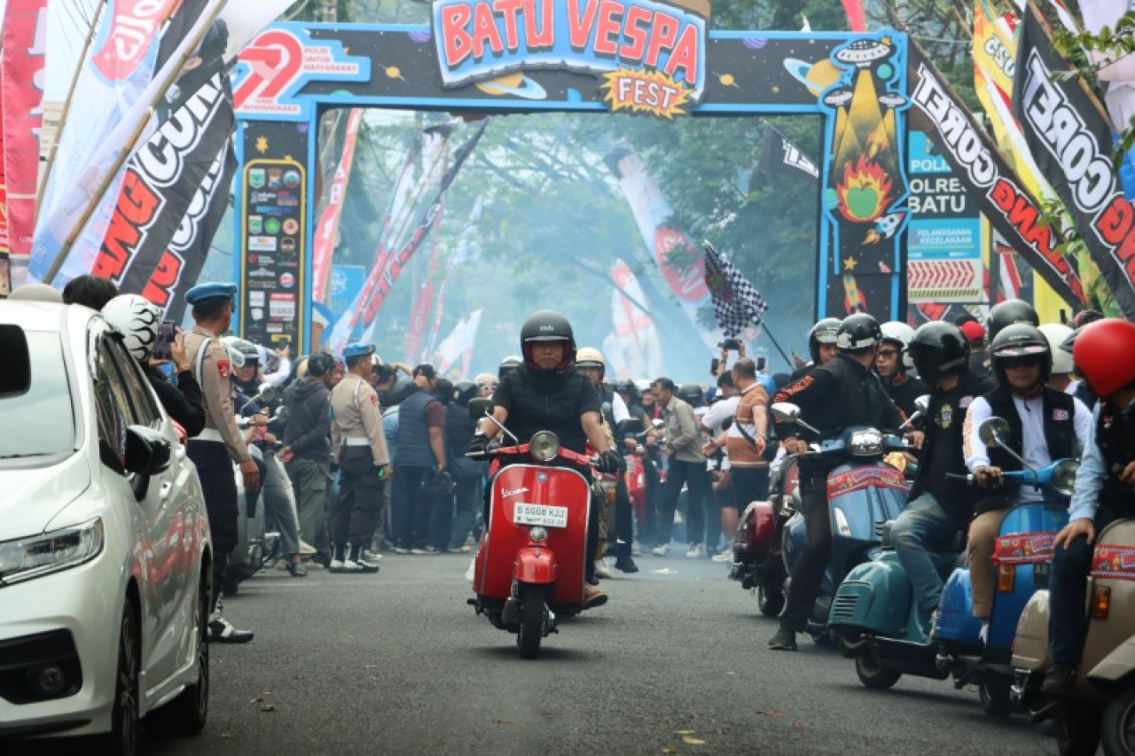 Kemeriahan Batu Vespa Fest 2025. (ist)