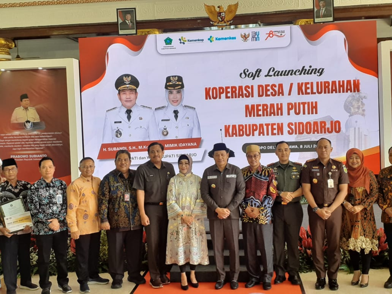 Penyerahan SK kepada 346 Pengurus Koperasi Merah Putih. (ist)