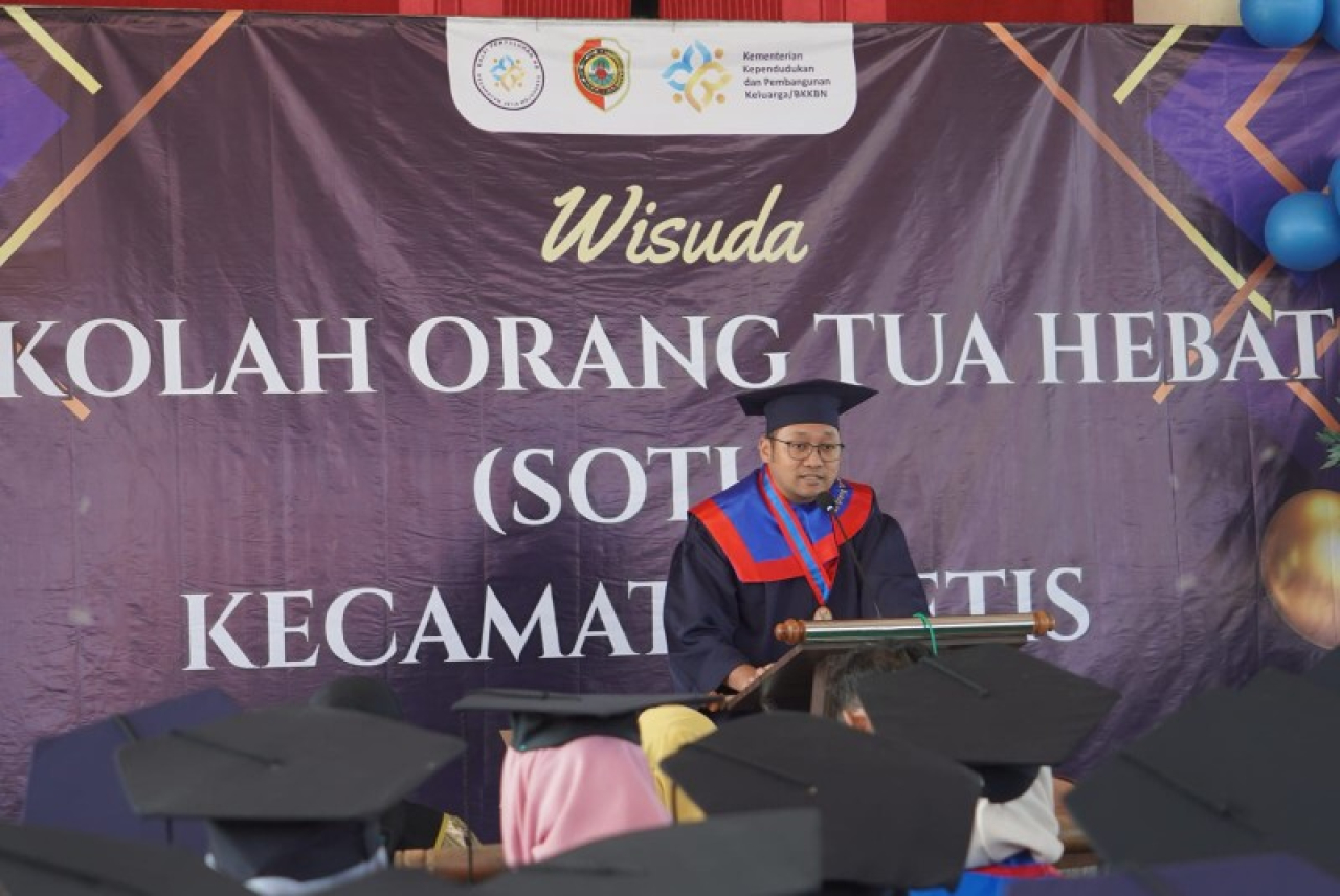 Wakil Bupati Mojokerto Rizal Octavian dalam wisuda SOTH Kecamatan Jetis. (ist)