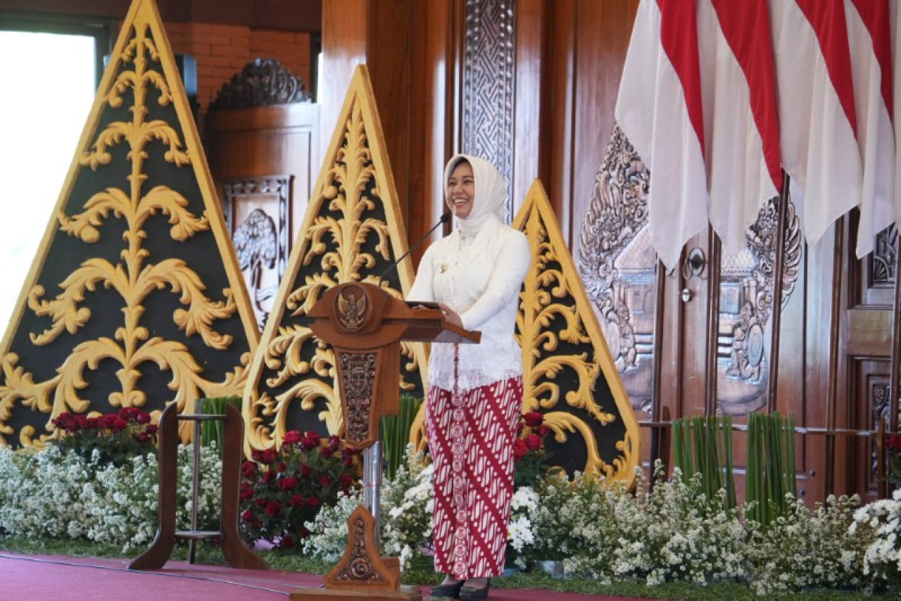 Hadiri Pelantikan Pengurus KKI Kota Mojokerto, Wali Kota Tekankan Perkuat Peran Perempuan dalam Pelestarian Budaya