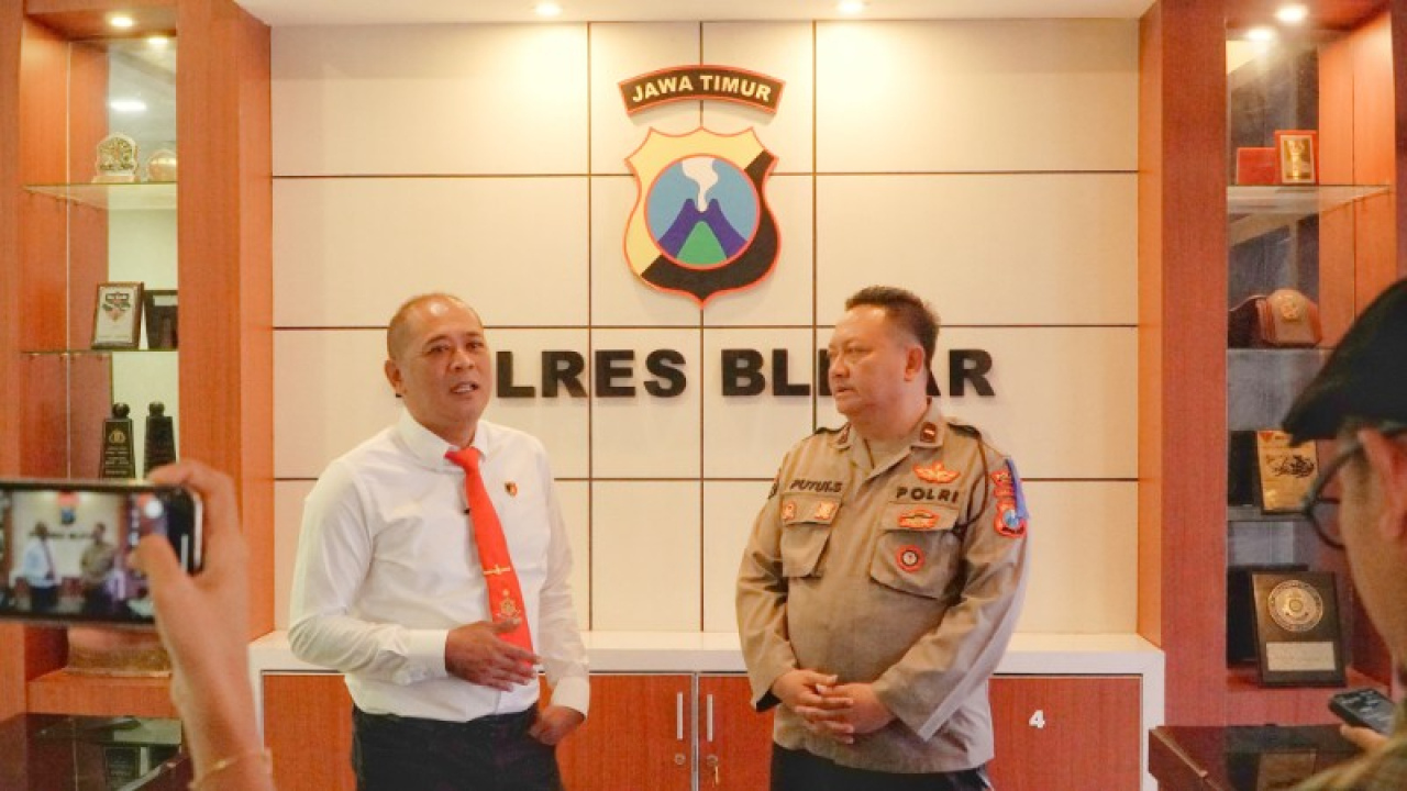 Respon Cepat Polres Blitar Menangani Kasus Bullying di SMPN Doko Blitar. (ist)