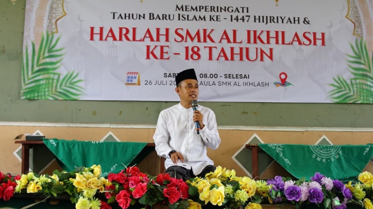 Ceramah agama dalam rangka tahun baru dan milad. (ist)