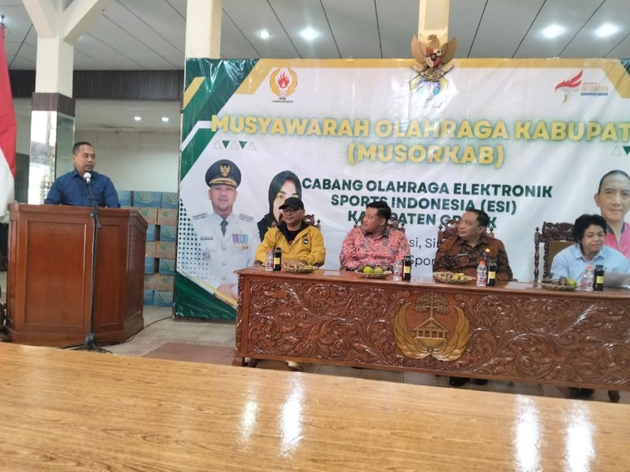 Asisten Sekab, Wakil Ketua KONI, PLT Ketua ESI Gresik, Kabid Organisasi ESI Jatim. (ist)