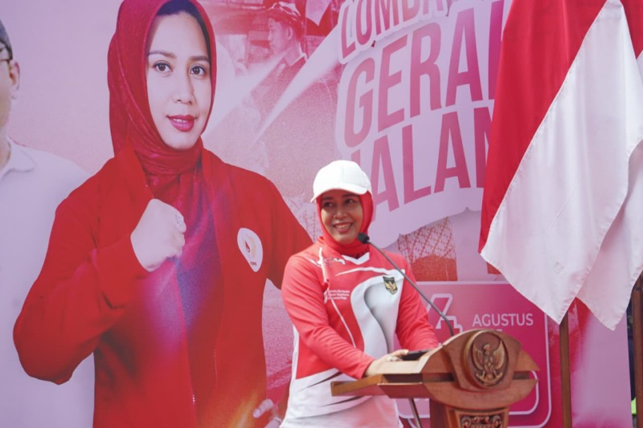 Kemeriahan HUT Kemerdekaan RI Ke-80, Pemkot Mojokerto Gelar Lomba Gerak Jalan