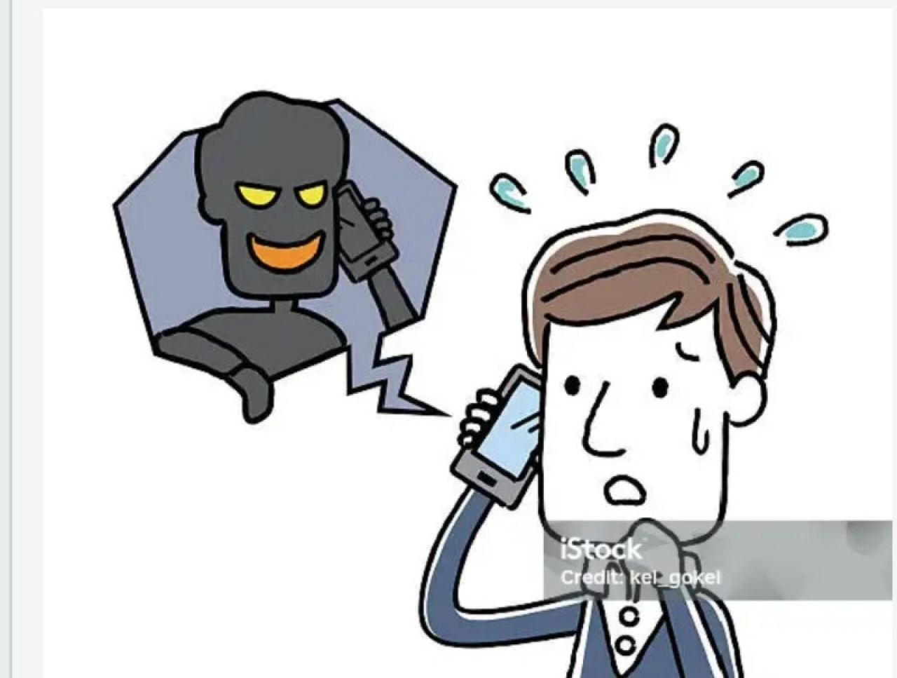 foto ilustrasi, modus penipuan saat pelaku menelepon korbannya. (ist)