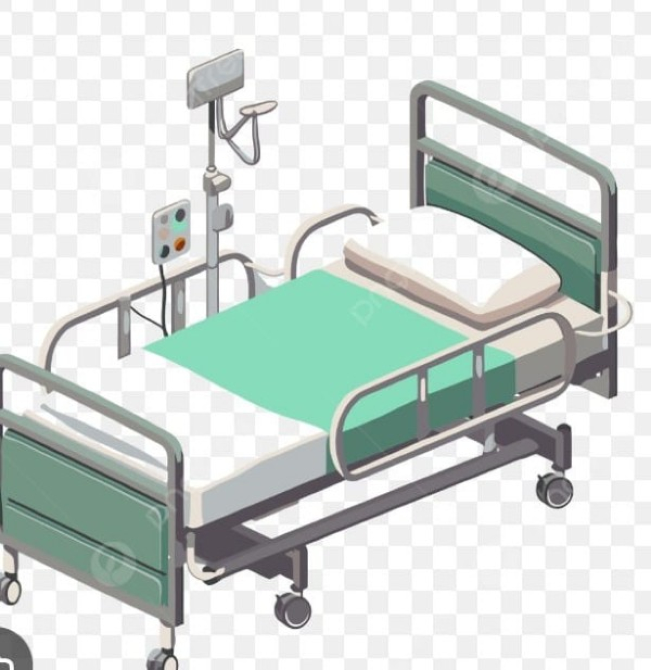 Foto ranjang tempat pasien dirawat di RS. (ist)