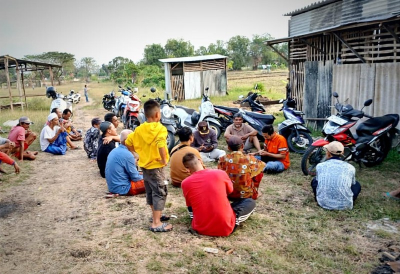 Warga Desa Dahanrejo dengan kandang terpusat pada satu lokasi. (ist)