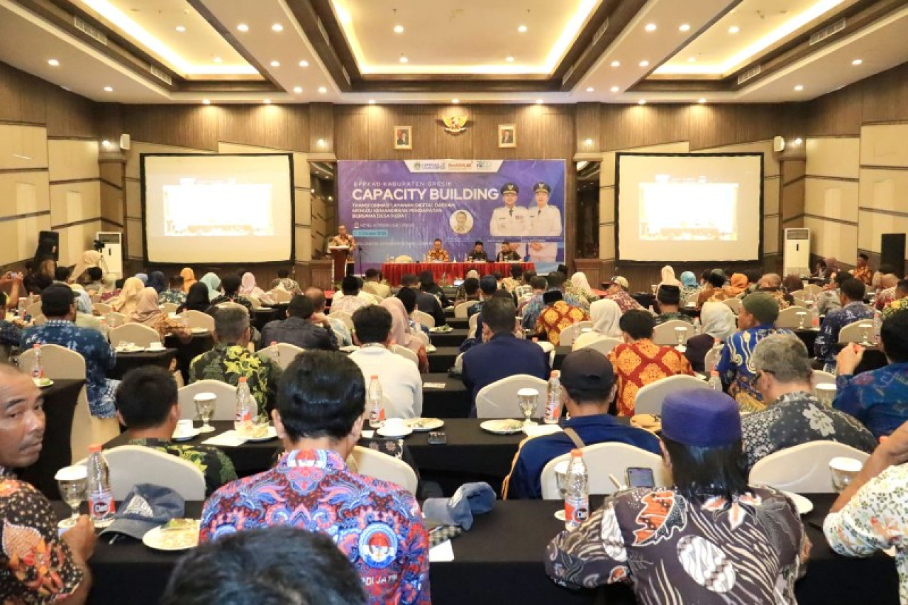 Wakil Bupati Gresik menyampaikan paparan. (ist)