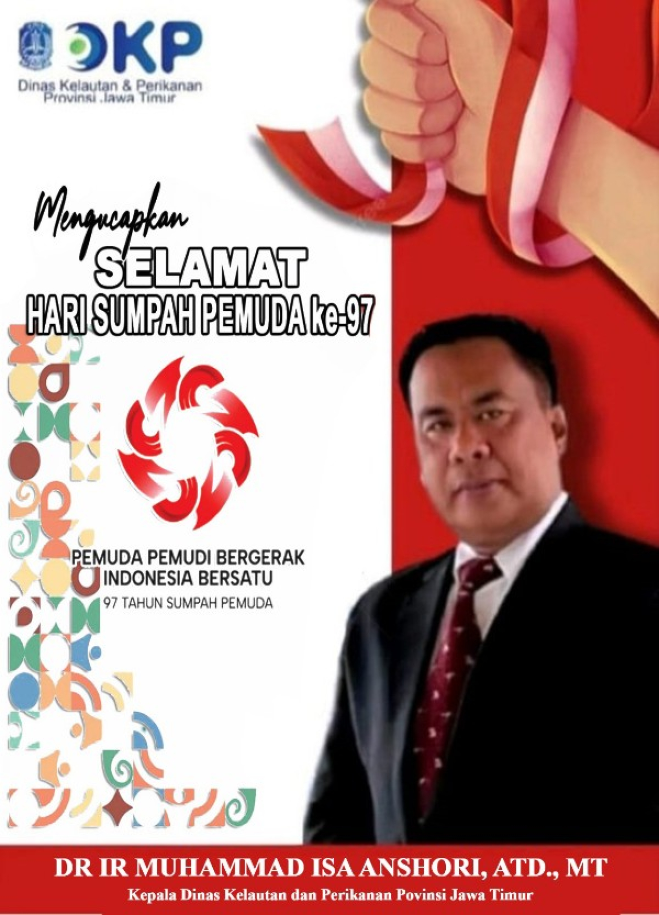 Dinas Kelautan dan Perikanan Jatim Mengucapkan Selamat Hari Sumpah Pemuda 2025