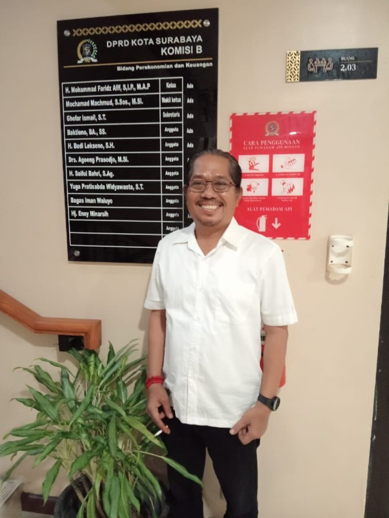 Anggota Komisi B DPRD, H. Budi Laksono SH. (ist)