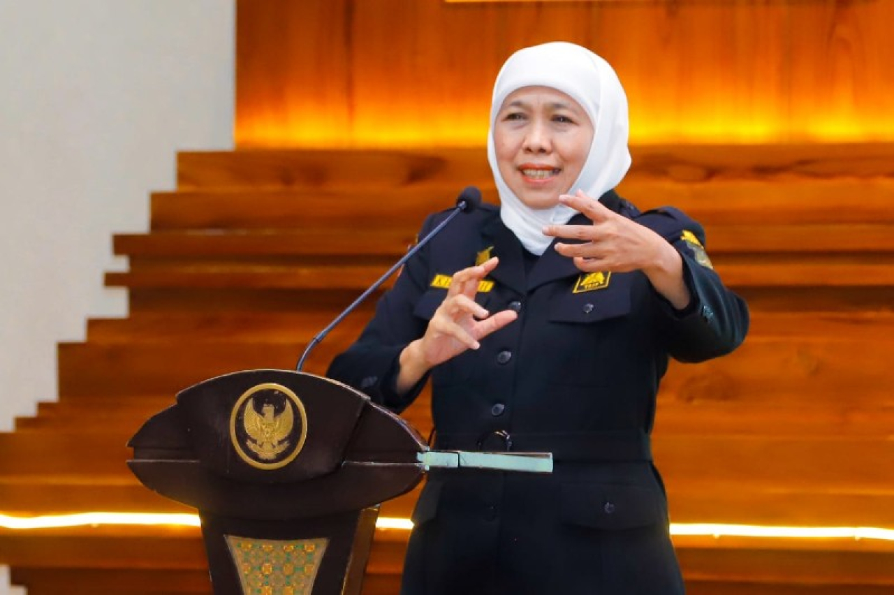 Gubernur Khofifah Dikukuhkan Sebagai Dewan Pembina Kehormatan Paguyuban Mas TRIP Jatim