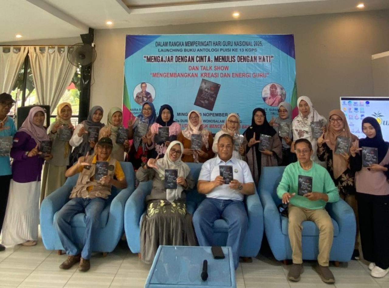 Meriahkan Hari Guru 2025, KGPS Luncurkan Buku Antologi Puisi Ke-13