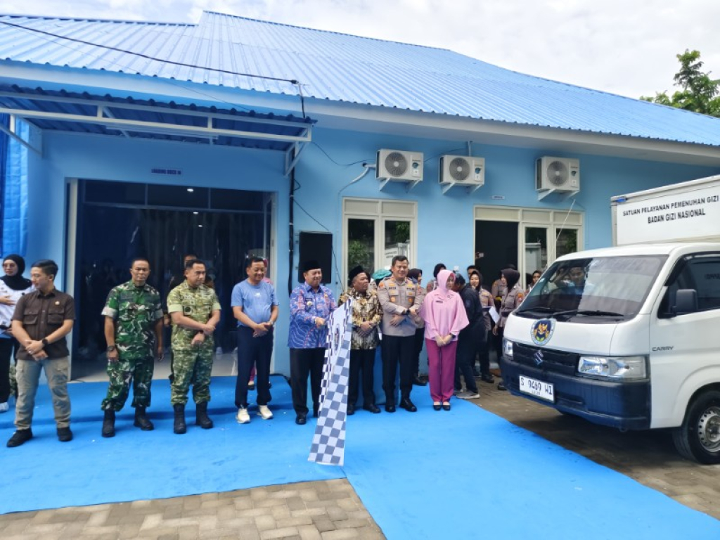 Bupati Jombang, Warsudi saat peresmian PPPG Polres Jombang bersama Forkopimda. (Ist)