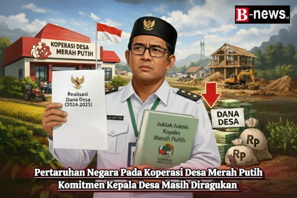 Pertaruhan Negara Pada Koperasi Desa Merah Putih, Komitmen Kepala Desa Masih Diragukan