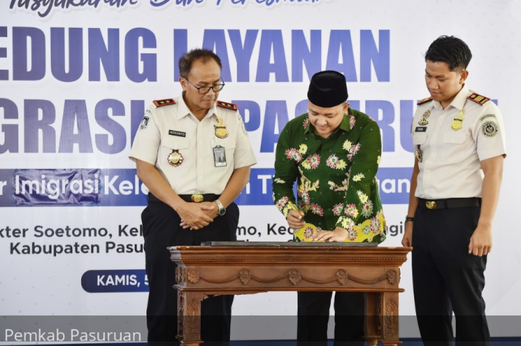 Kantor Imigrasi Kelas III Non TPI Pasuruan Dibuka, Bupati Rusdi: Ngurus Paspor Umroh Lebih Dekat dan Mudah