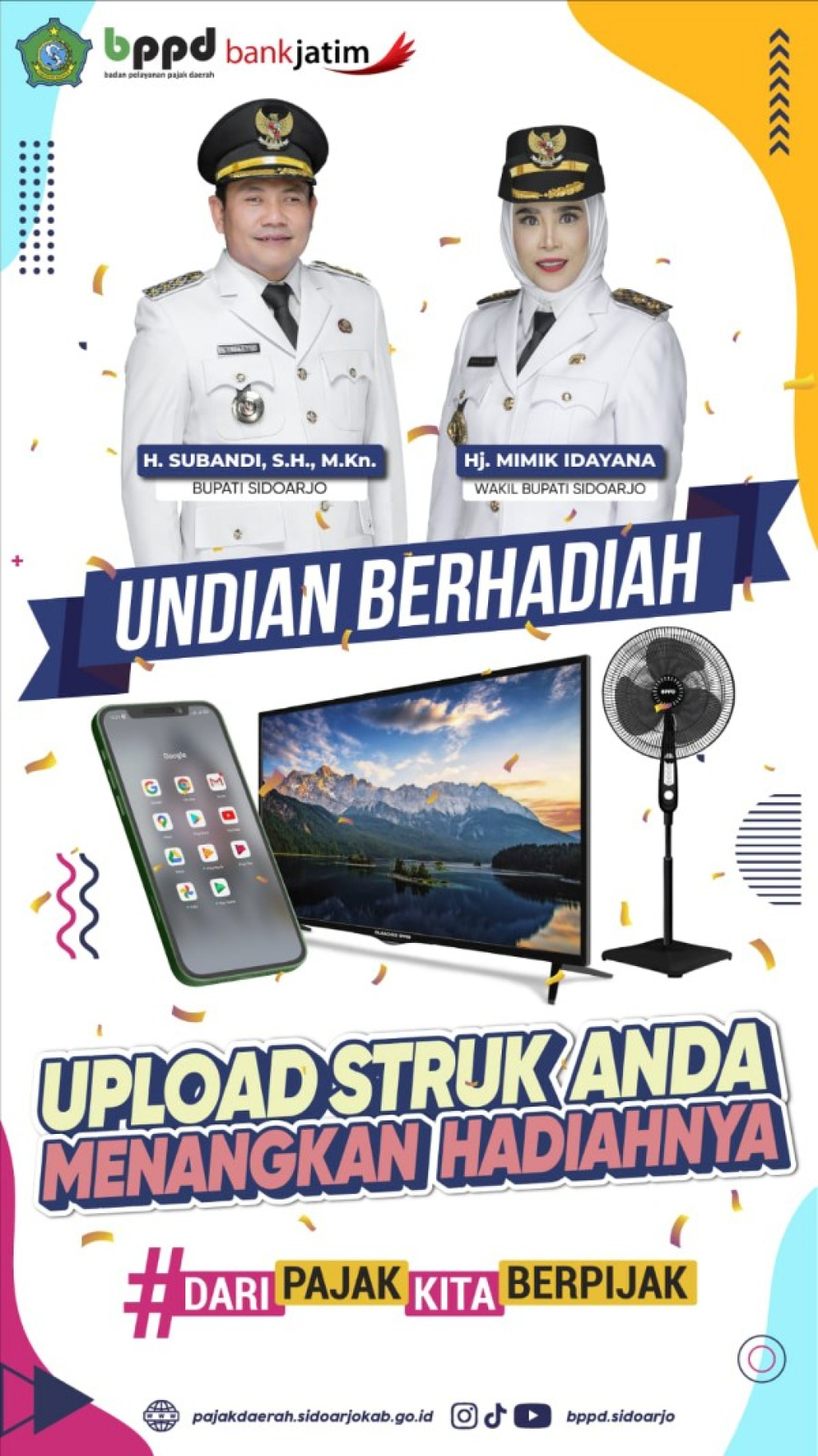 Pemkab Sidoarjo Luncurkan Program Belanja di Sidoarjo Bisa Dapat Hadiah. (foto: dok humas)