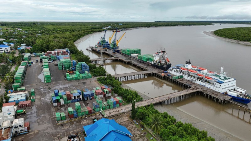 Merauke sudah harus memiliki depo peti kemas di luar area pelabuhan untuk solusi jangka panjang. (foto: ist)
