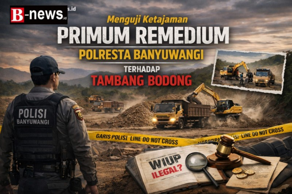 Menguji Ketajaman Primum Remedium Polresta Banyuwangi Terhadap Tambang Bodong