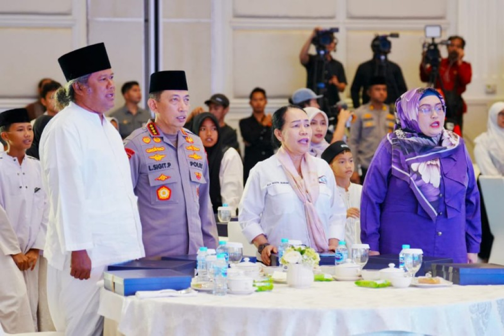 Kapolri Jenderal Pol. Listyo Sigit Prabowo saat sebelum bukber dengan KSBSI. (ist)