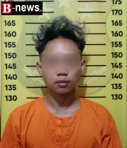 RP pelaku pencabulan anak dibawah umur berhasil diamankan petugas saat berlebaran di rumah neneknya. (Ist) 