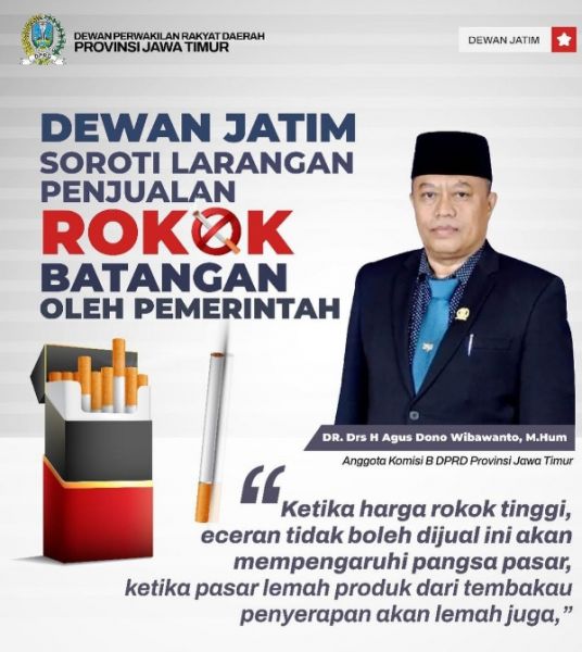  Agus Dono Wibawanto minta pemerintah bijak dalam membuat peraturan. (Ist) 