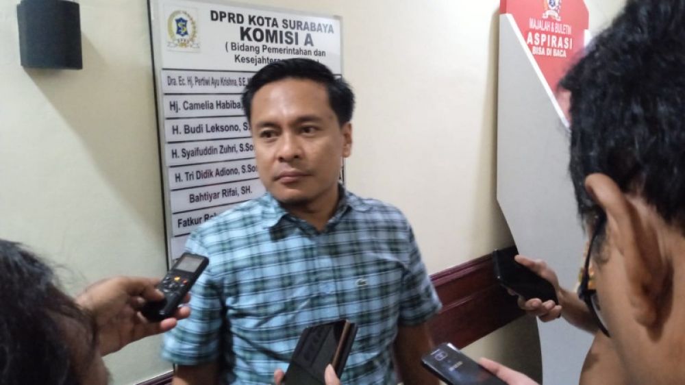 Arif Fathoni Ketua Pansus Raperda Reklame. (Ist) 