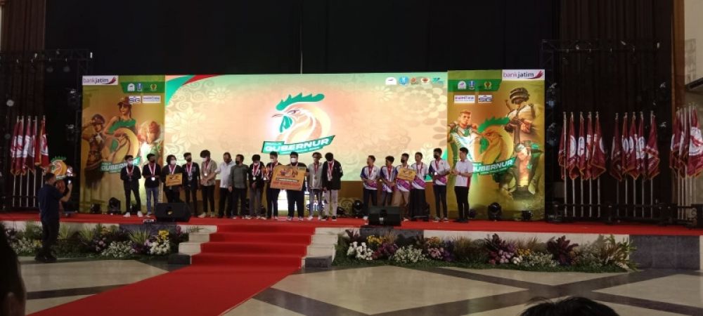 Atlet MLBB E-Sports Kota Kediri juara 3 piala Gubernur Jatim. (Ist) 