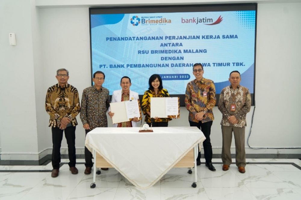 Bank Jatim dan RSU Brimedika Jalin Kerjasama di Sektor Layanan Kesehatan Pegawai