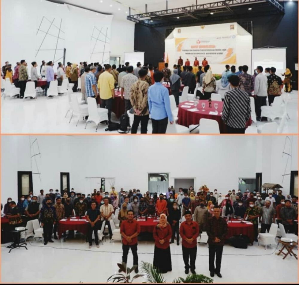 Ketua Bawaslu Kediri saat menghadiri rakor helang Pemiku Serebtak Tahun 2024. (Ist) 