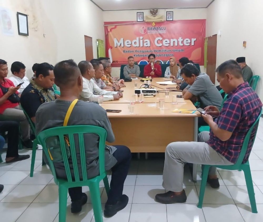 Bawaslu Gelar Rapat Gabungan Jelang Masa Tenang, Semua Pihak Bersinergi Sukseskan Pemilu 2024. (Ist) 