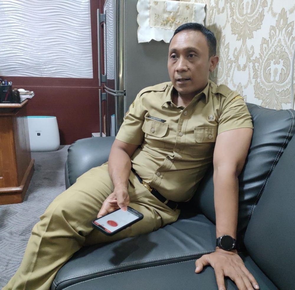 Kepala Badan Pengelolaan Keuangan dan Aset Daerah Pemkab Blitar, Kurdianto. (sunyoto) 