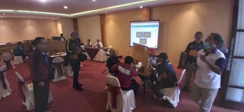 67 Atlet Brigde hari pertama saat berlomba di ajang Porwanas XIII 2022 di Kota Batu. (foto: doi nuri/ B-news.id) 