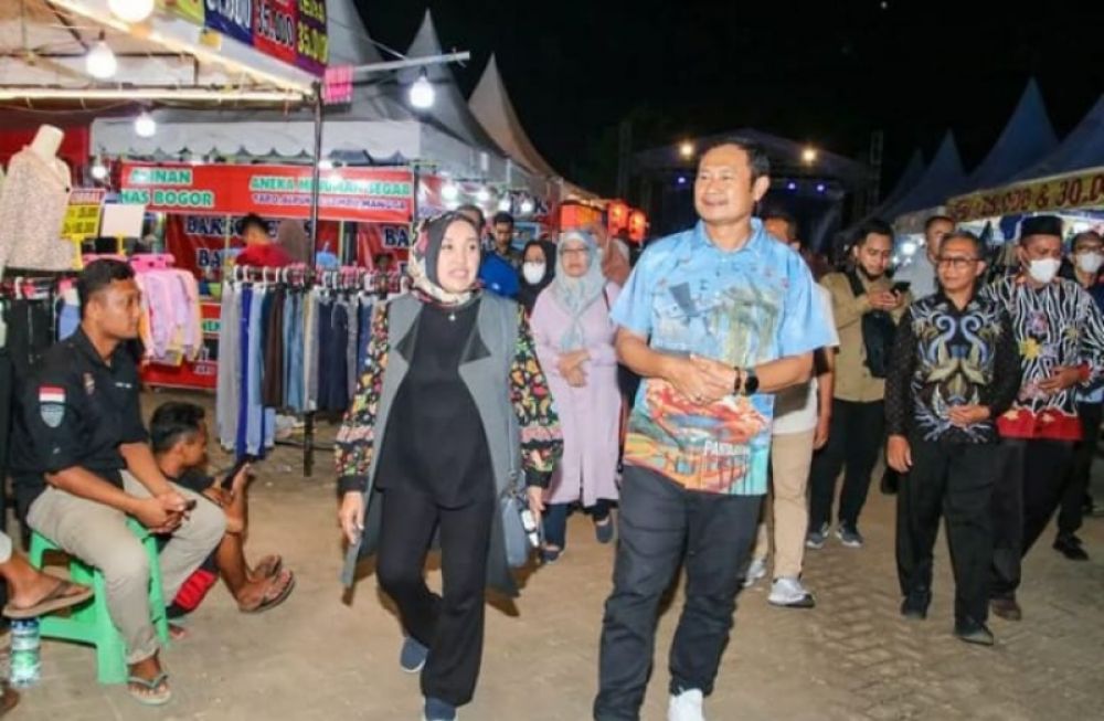 Bupati Lamongan Yuhronur Efendi beserta istri hadir dalam acara Gelar Semarak WBL ke-18 (ist)