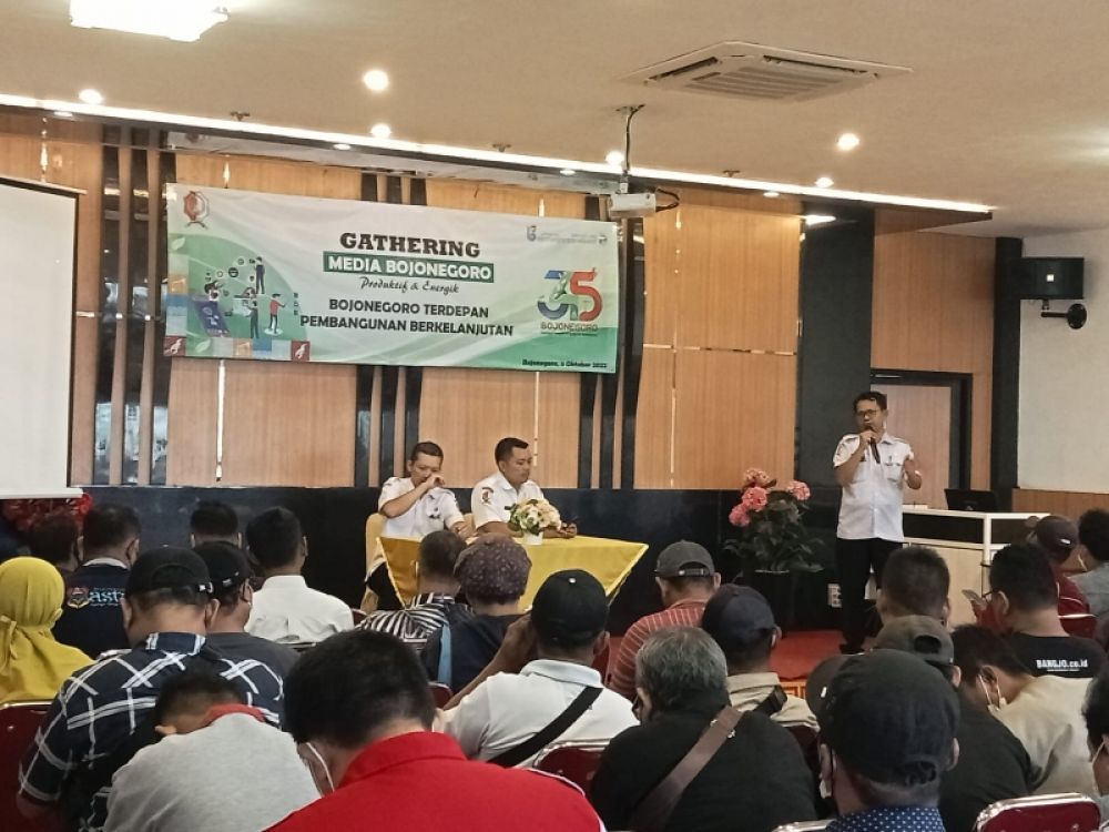 Gelar Media Gathering, Diskominfo Bojonegoro Serap Masukan Wartawan