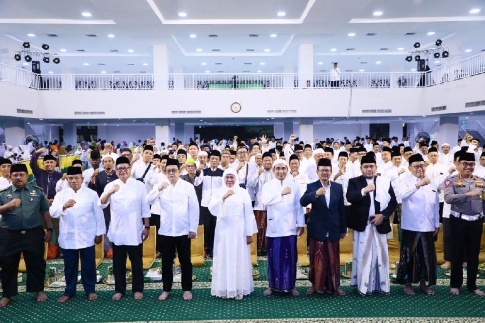 Gubernur Khofifah hadiri doa bersama bersama para ASN sambut Tahun Baru Islam 1445 H. (Ist) 