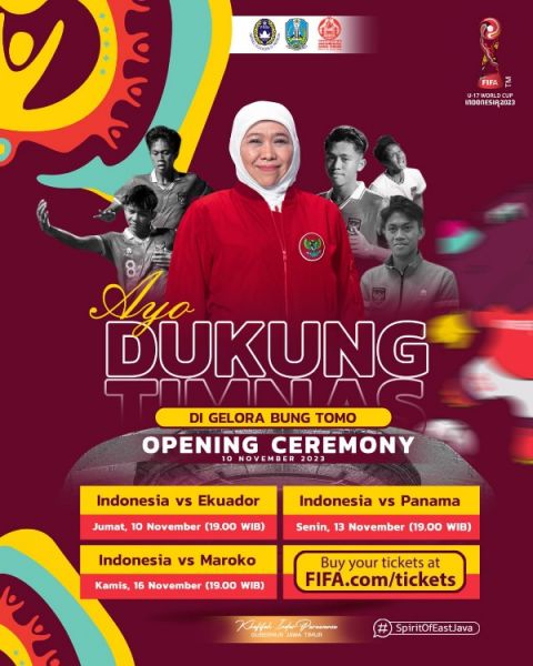 Sukseskan FIFA World Cup U-17 di Jatim, Gubernur Khofifah Siapkan 368 Tim Nakes dan 8 RS Rujukan 24 Jam