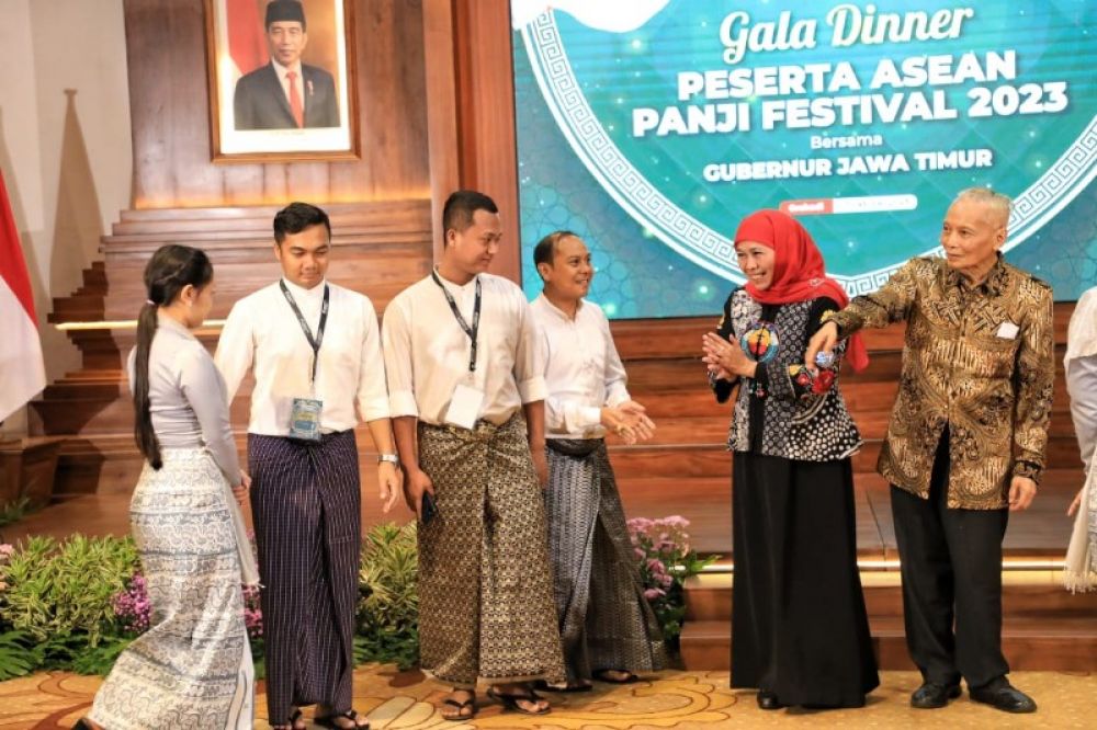 Gubernur Khofifah sambut baik ASEAN Panji Festival 2023 di Jatim. (Ist) 