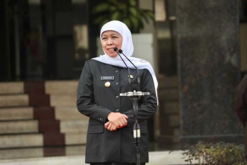Gubernur Khofifah minta masyarakat tetap menjaga prokes saat berlibur karena saat ini ada peningkatan pasien Covid-19. (Ist) 