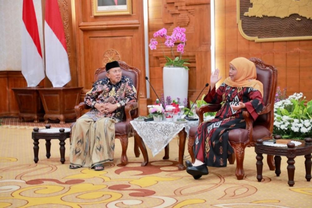 Terima Silaturahmi BASRA, Gubernur Khofifah Ungkap Upaya Pemprov Memuliakan Masyarakat Madura Melalui Peningkatan Kualitas SDM