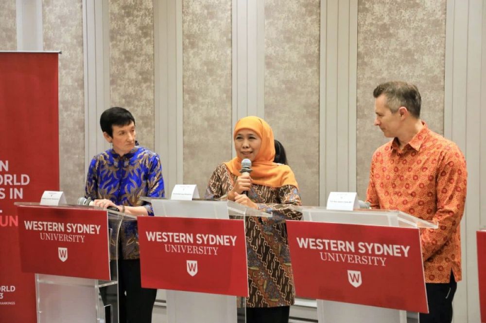 Sambut Baik Western Sidney University di Surabaya, Gubernur Khofifah : Kuatkan Kolaborasi Bukan Kompetisi Bagi Perguruan Tinggi di Jawa Timur