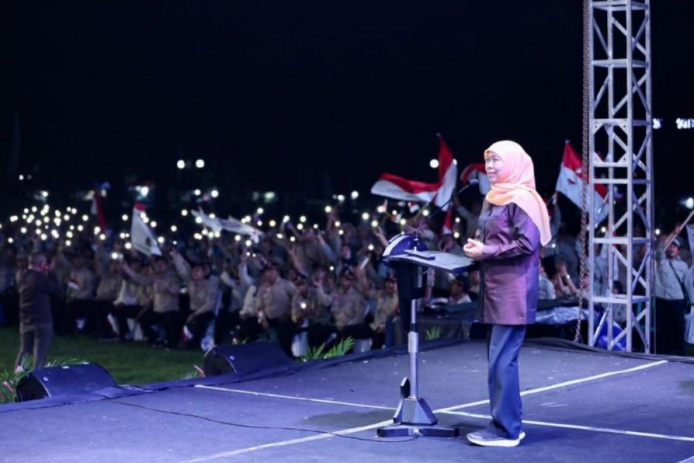 Gubernur Khofifah Sapa Pilar Sosial Se Wilayah Bakorwil Madiun. (Ist) 